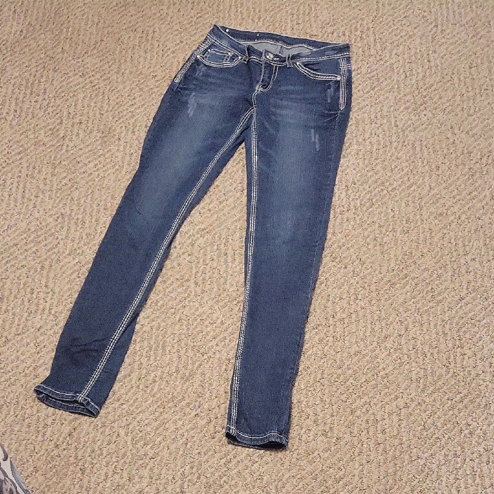 Stylish Blue Skinny Jeans for Women